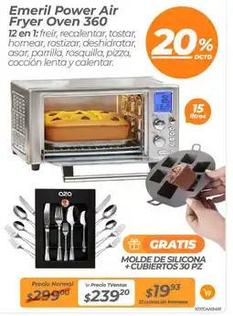 TVentas Emeril power air fryer oven 360 oferta