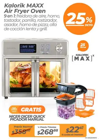 TVentas Kalorik maxx air fryer oven oferta