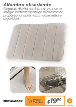 TVentas Innovagoods alfombra absorbente oferta