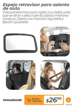 TVentas Espejo retrovisor para asiento de auto oferta