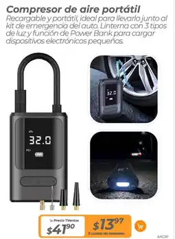 TVentas Compresor de aire portátil oferta