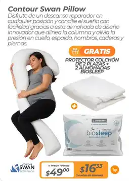 TVentas Contour swan pillow oferta