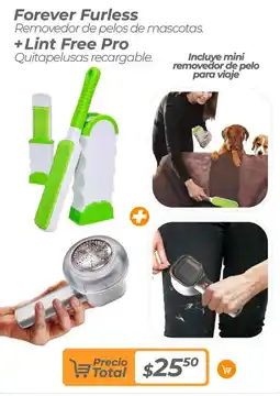 TVentas Forever furless removedor de pelos de mascotas. oferta