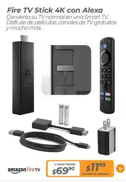 TVentas Fire tv stick 4k con alexa oferta