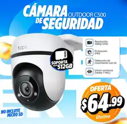 Advance Cámara outdoor c500 de seguridad oferta