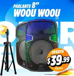 Woou woou parlante 8"