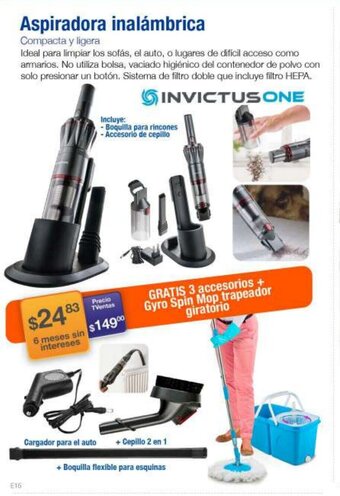 TVentas Invictus One Aspiradora Inalámbrica oferta