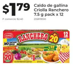 Tia Ranchero caldo de gallina criolla oferta