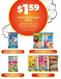 Tia Mcdougal cereal oferta
