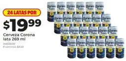 Tia Corona cerveza lata oferta