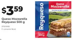 Tia Reyqueso mozzarella queso oferta