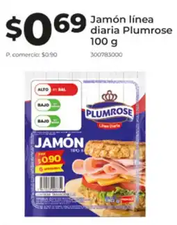 Tia Plumrose jamón línea diaria oferta
