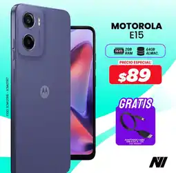 Novicompu Motorola E15 oferta