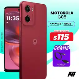 Novicompu Motorola G05 oferta