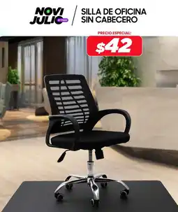 Novicompu Silla de oficina sin cabecero oferta