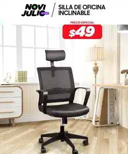 Novicompu Silla de oficina inclinable oferta