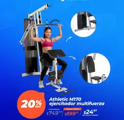 TVentas Athletic M170 ejercitador multifuerza oferta