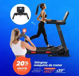 TVentas Stingray máquina de trotar oferta