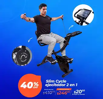 TVentas Slim Cycle ejecitador 2 en 1 oferta