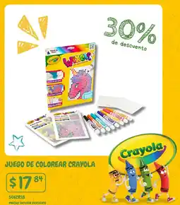 Coral Hipermercados Crayola juego de colorear oferta
