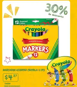 Coral Hipermercados Crayola marcador assorted oferta