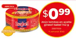 Tia Isabel atún lomitos en aceite girasol oferta