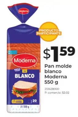 Tia Moderna pan molde blanco oferta