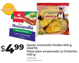 Tia Kiosko mozzarella oferta