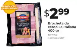 Tia La italiana brochetta de cerdo oferta