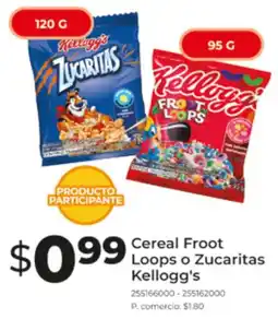 Tia Kellogg's cereal froot loops o zucaritas oferta
