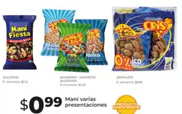 Tia Maní varias presentaciones oferta