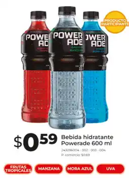 Tia Powerade bebida hidratante oferta