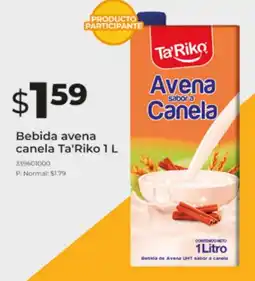 Tia Ta'riko bebida avena canela oferta