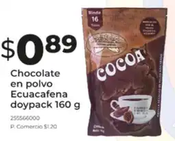 Tia Chocolate en polvo ecuacafena doypack oferta