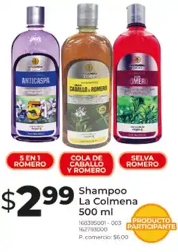 Tia La colmena shampoo oferta