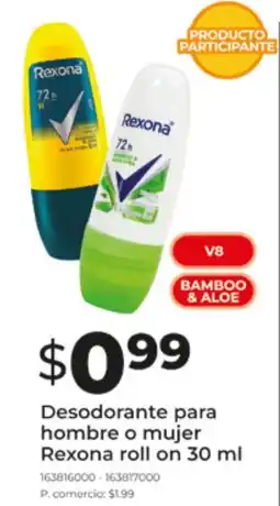 Tia rexona desodorante para hombre o mujer roll on oferta