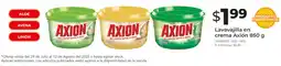 Tia Axión lavavajilla en crema oferta