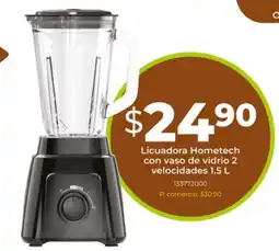Tia Licuadora hometech con vaso de vidrio oferta