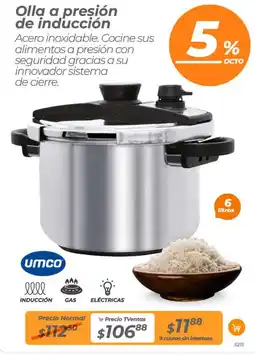 TVentas Umco olla a presión de inducción oferta