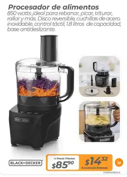 TVentas Black+decker procesador de alimentos oferta