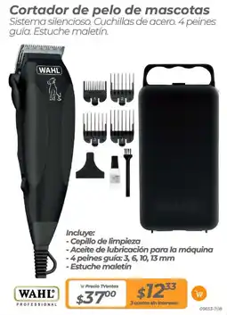 TVentas Wahl cortador de pelo de mascotas oferta
