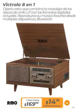 TVentas RMC victrola 8 en 1 oferta