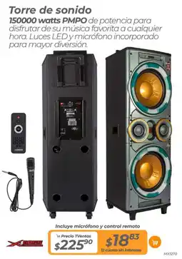 TVentas Torre de sonido oferta