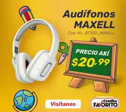 Akí MAXELL Audífonos oferta