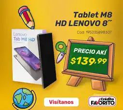 Akí LENOVO Tablet M8 HD 8″ oferta