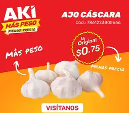 Akí Ajo cáscara oferta