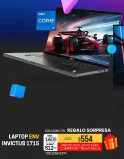 Novicompu Env laptop invictus 1715 oferta