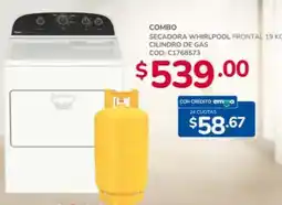 Artefacta Whirlpool secadora frontal oferta