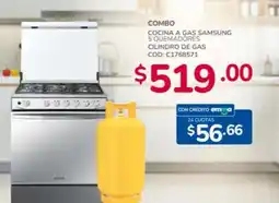 Artefacta Samsung cocina a gas oferta