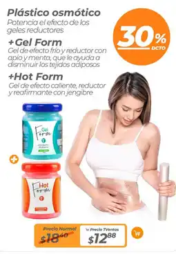 TVentas Plástico osmótico +gel form +hot form oferta